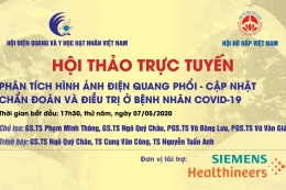 LINK Hội thảo trực tuyến: Phân tích hình ảnh điện quang phổi ở bệnh nhân Covid 19