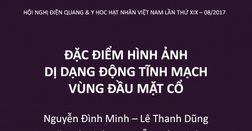 Tìm hiểu về các biểu hiện và phương pháp điều trị của dị dạng tĩnh mạch đầu mặt cổ?