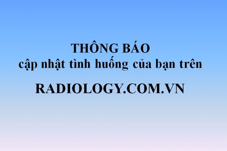 Thông báo chương trình cập nhật tình huống của bạn trên trang web